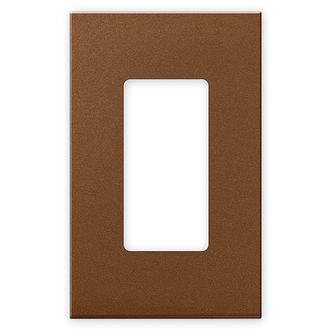 Screwless Copper - 1 Rocker Wallplate