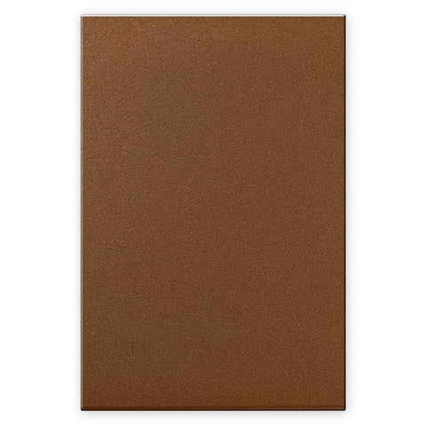 Screwless Oversized Brushed Copper - 1 Blank Wallplate