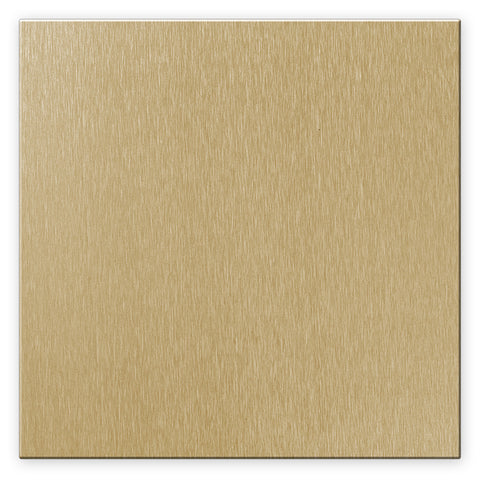 Screwless Brushed Gold - 2 Blank Wallplate