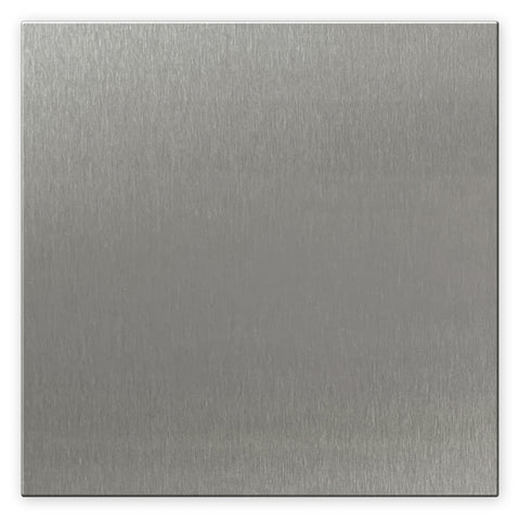 Screwless Oversized Stainless Steel - 2 Blank Wallplate