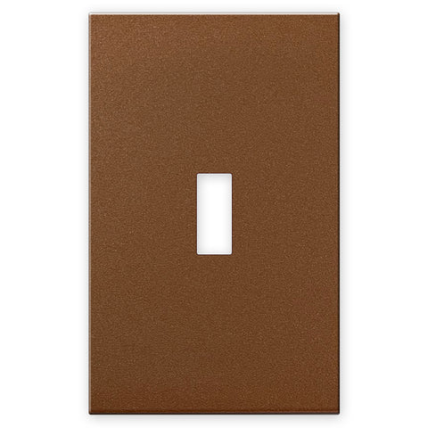 Screwless Copper - 1 Toggle Wallplate