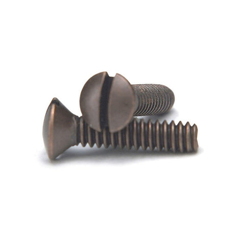 Aged Bronze 3/4 Inch Wallplate Screws - 10 Pack - Wallplate Warehouse PSDB 070686557013 Screws