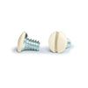 Almond 1/4 Inch Wallplate Screws - 10 Pack - Wallplate Warehouse PSSAL 070686582367 Screws