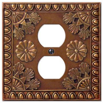 Amiens Copper Resin - 1 Duplex Wallplate - Wallplate Warehouse 8353DC 070686575635 1 Duplex
