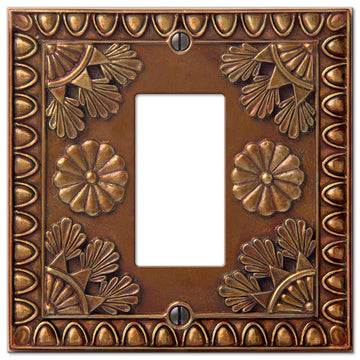 Amiens Copper Resin - 1 Rocker Wallplate - Wallplate Warehouse 8353RC 070686575642 1 Rocker