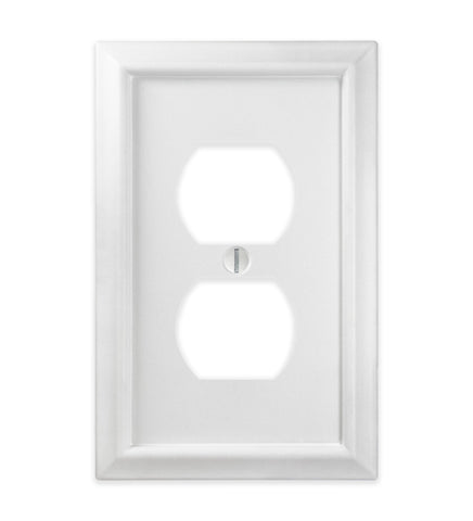 Annabelle White BMC - 1 Duplex Wallplate - Wallplate Warehouse 266DW 070686002650 1 Duplex