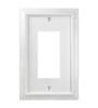 Annabelle White BMC - 1 Rocker Wallplate - Wallplate Warehouse 266RW 070686002667 1 Rocker