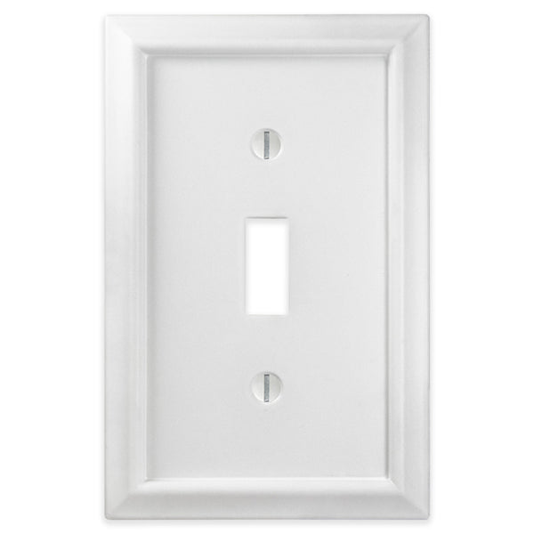Annabelle White BMC - 1 Toggle Wallplate - Wallplate Warehouse 266TW 070686002636 1 Toggle