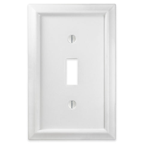 Annabelle White BMC - 1 Toggle Wallplate - Wallplate Warehouse 266TW 070686002636 1 Toggle