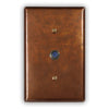 Antique Copper - 1 Cable Jack Wallplate - Wallplate Warehouse ANTQCOP1CJ 819332020194