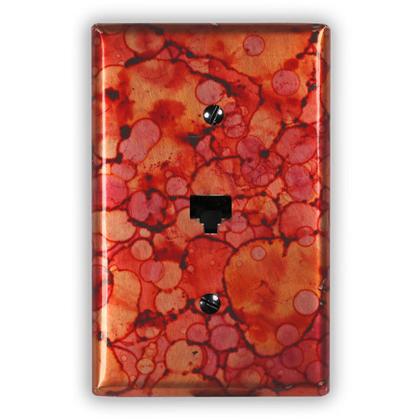 Autumn Copper - 1 Data Jack Wallplate - Wallplate Warehouse AUTMCOP1DJ 819332020453