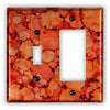 Autumn Copper - 1 Toggle / 1 Rocker Wallplate - Wallplate Warehouse AUTMCOP1T1R 819332020347 1 Toggle / 1 Rocker