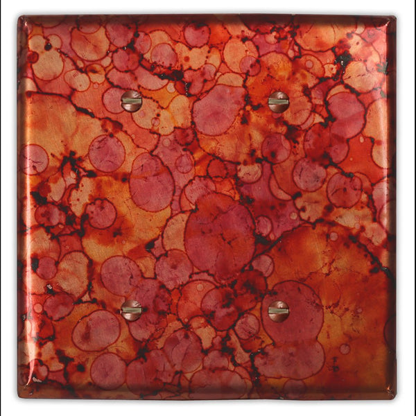 Autumn Copper - 2 Blank Wallplate - Wallplate Warehouse AUTMCOP2B 819332020422 2 Blank