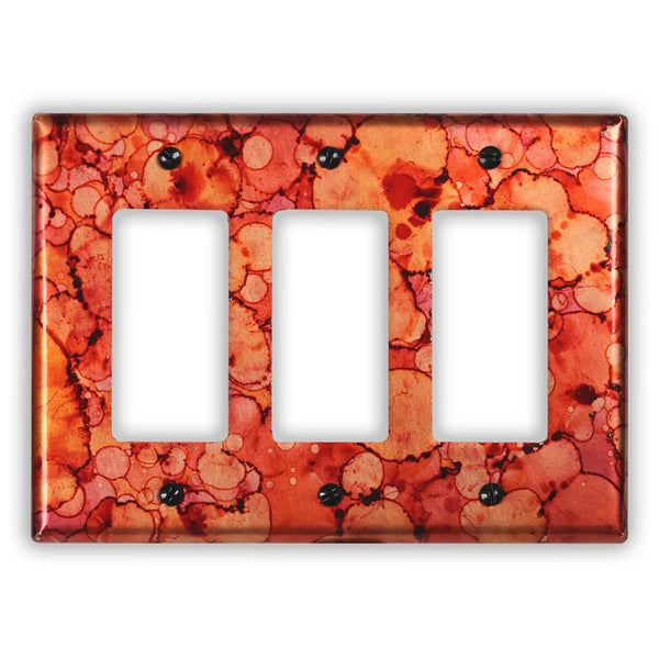 Autumn Copper - 3 Rocker Wallplate - Wallplate Warehouse AUTMCOP3R 819332020316 3 Rocker
