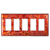 Autumn Copper - 5 Rocker Wallplate - Wallplate Warehouse AUTMCOP5R 819332020330 5 Rocker