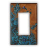 Azul Copper - 1 Rocker Wallplate - Wallplate Warehouse AZULCOP1R 819332020538 1 Rocker