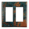 Azul Copper - 2 Rocker Wallplate - Wallplate Warehouse AZULCOP2R 819332020545 2 Rocker