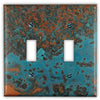 Azul Copper - 2 Toggle Wallplate - Wallplate Warehouse AZULCOP2T 819332020491 2 Toggle