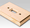 Baker Unfinished Alder Wood - 2 Blank Wallplate - Wallplate Warehouse 180BB - B 070686580066 2 Blank