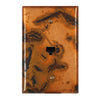 Bamboo Copper - 1 Data Jack Wallplate - Wallplate Warehouse BAMBCOP1DJ 819332020934
