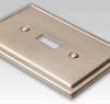 Bethany Brushed Bronze Cast - 2 Toggle Wallplate - Wallplate Warehouse 57TTBZ 070686583500 2 Toggle