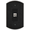 Blackwell Black Iron Cast - 1 Cable Jack Wallplate - Wallplate Warehouse 58CXBI 070686012314 Cable Jacks
