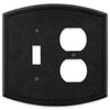 Blackwell Black Iron Cast - 1 Toggle / 1 Duplex Wallplate - Wallplate Warehouse 58TDBI - B 070686012260 1 Toggle / 1 Duplex