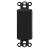 Blank Insert Black - Wallplate Warehouse PHBK 070686016602 Cable Jacks