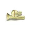 Brass 3/4 Inch Wallplate Screws - 10 Pack - Wallplate Warehouse PSBR 070686393765 Screws