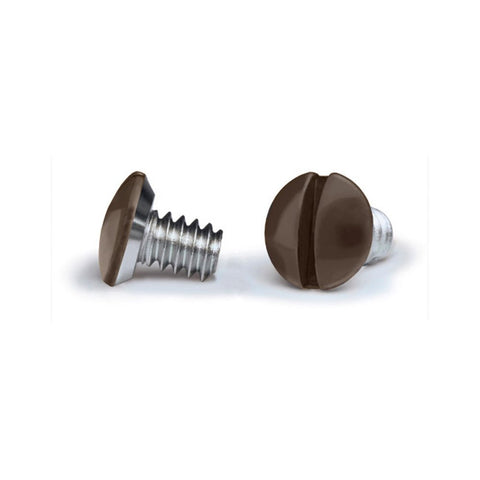 Brown 1/4 Inch Wallplate Screws - 10 Pack - Wallplate Warehouse PSSB 070686582374 Screws