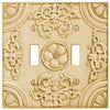 Canterbury Resin - 2 Toggle Wallplate - Wallplate Warehouse 8352TTAW 070686575673 2 Toggle