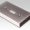 Century Antique Nickel Steel - 5 Toggle Wallplate - Wallplate Warehouse 163T5AN 070686574485 5 Toggle