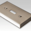 Century Brushed Bronze Steel - 1 Rocker / 1 Duplex Wallplate - Wallplate Warehouse 163RDBZ 070686574690 1 Rocker / 1 Duplex