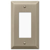 Century Brushed Bronze Steel - 1 Rocker Wallplate - Wallplate Warehouse 163RBZ 070686574638 1 Rocker