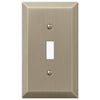 Century Brushed Bronze Steel - 1 Toggle Wallplate - Wallplate Warehouse 163TBZ 070686574614 1 Toggle