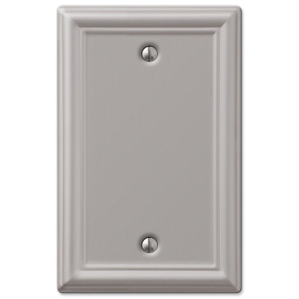Chelsea Brushed Nickel Steel - 1 Blank Wallplate - Wallplate Warehouse 149BBN 070686559949 1 Blank