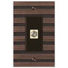 Chemal Aged Bronze Cast - 1 Cable Jack Wallplate - Wallplate Warehouse 51CXDB 070686581056 Cable Jacks