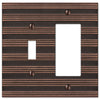 Chemal Aged Bronze Cast - 1 Toggle / 1 Rocker Wallplate - Wallplate Warehouse 51TRDB 070686579268 1 Toggle / 1 Rocker