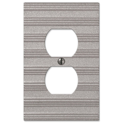 Chemal Frost Nickel Cast - 1 Duplex Wallplate - Wallplate Warehouse 51DFN 070686579091 1 Duplex