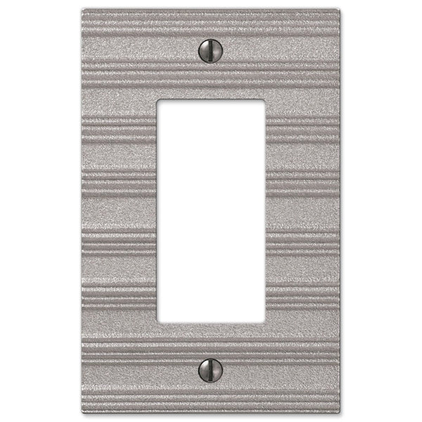 Chemal Frost Nickel Cast - 1 Rocker Wallplate - Wallplate Warehouse 51RFN 070686579107 1 Rocker