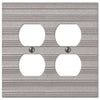 Chemal Frost Nickel Cast - 2 Duplex Wallplate - Wallplate Warehouse 51DDFN 070686579121 2 Duplex