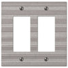Chemal Frost Nickel Cast - 2 Rocker Wallplate - Wallplate Warehouse 51RRFN 07068657913 2 Rocker