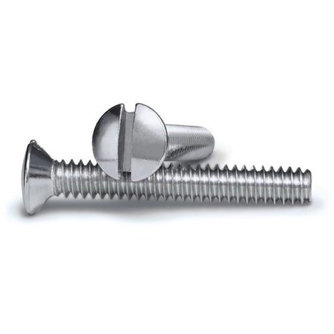 Chrome 1 Inch Wallplate Screws - 10 Pack - Wallplate Warehouse PSLCH 070686582497 Screws