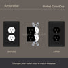 ColorCaps Black - 2 Pack - Wallplate Warehouse CC - CDO - BK 070686017579 Cable Jacks