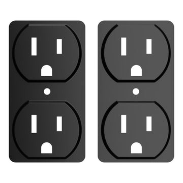 ColorCaps Black - 2 Pack - Wallplate Warehouse CC - CDO - BK 070686017579 Cable Jacks