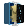 ColorCaps Black - 2 Pack - Wallplate Warehouse CC - CDO - BK 070686017579 Cable Jacks