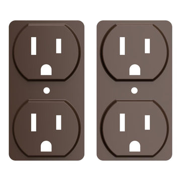 ColorCaps Brown - 2 Pack - Wallplate Warehouse CC - CDO - DB 070686017609 Cable Jacks