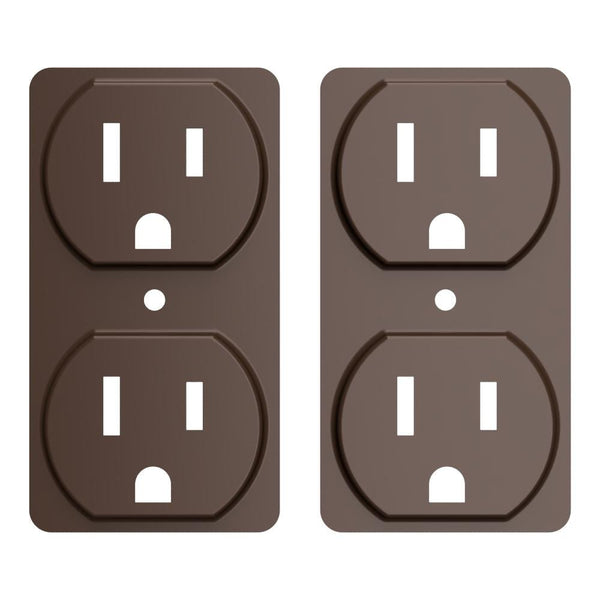 ColorCaps Brown - 2 Pack - Wallplate Warehouse CC - CDO - DB 070686017609 Cable Jacks