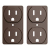 ColorCaps Brown - 2 Pack - Wallplate Warehouse CC - CDO - DB 070686017609 Cable Jacks