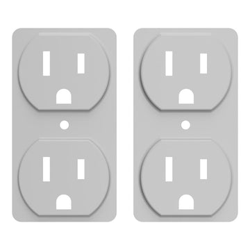 ColorCaps Gray - 2 Pack - Wallplate Warehouse CC - CDO - N 070686017593 Cable Jacks